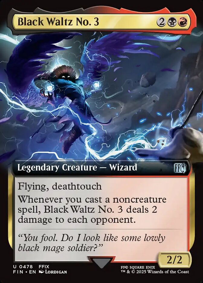 Black Waltz No. 3 (Extended Art) - (Foil): Final Fantasy