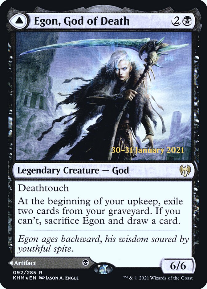 Egon, God of Death // Throne of Death - (Foil): Kaldheim Promos