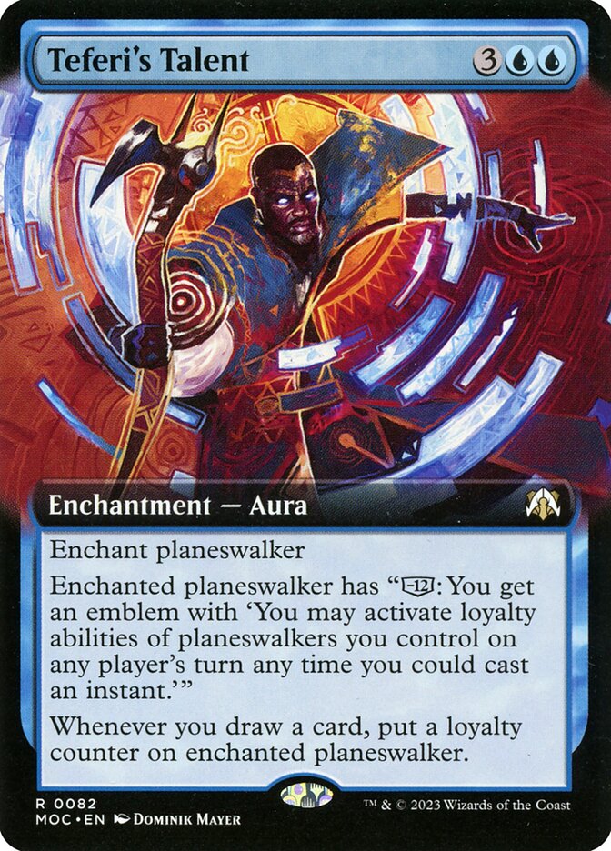 Teferi's Talent (Extended Art): March of the Machine Commander