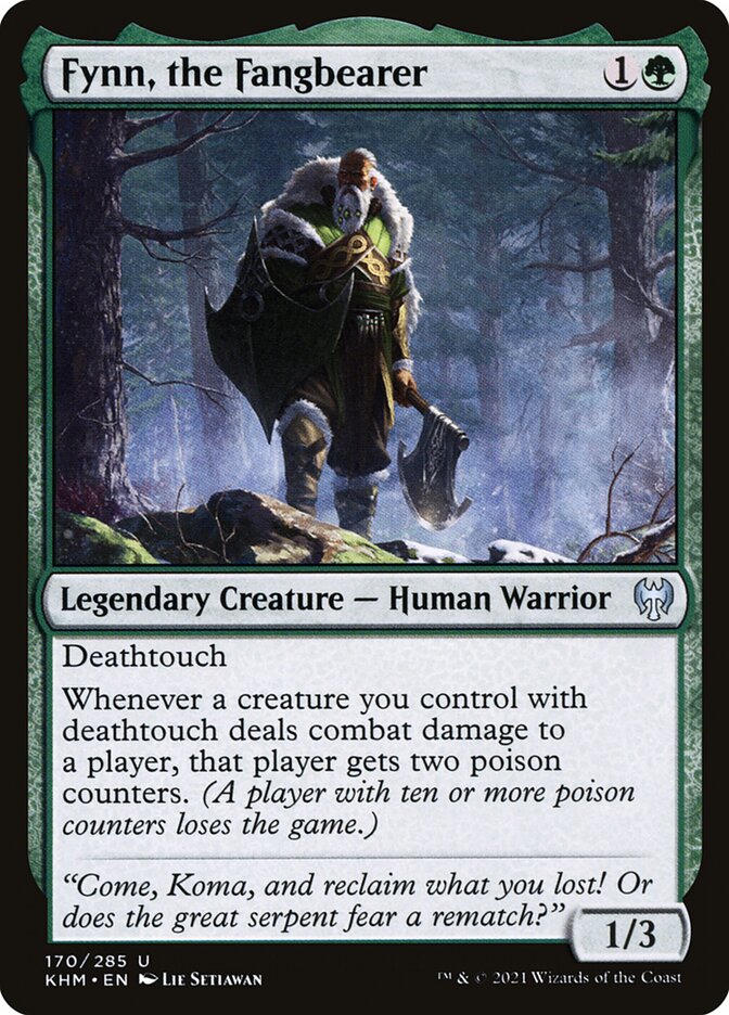 Fynn, the Fangbearer - (Foil): Kaldheim