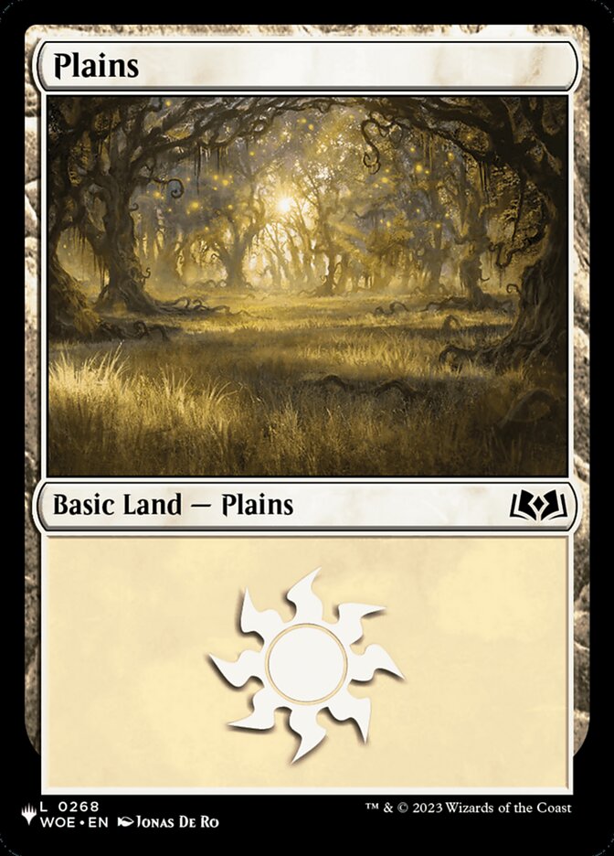 Plains (Wilds of Eldraine) (#268): The List