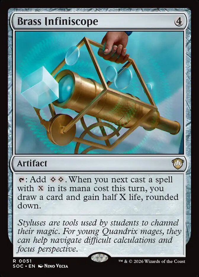 Brass Infiniscope: Secrets of Strixhaven Commander