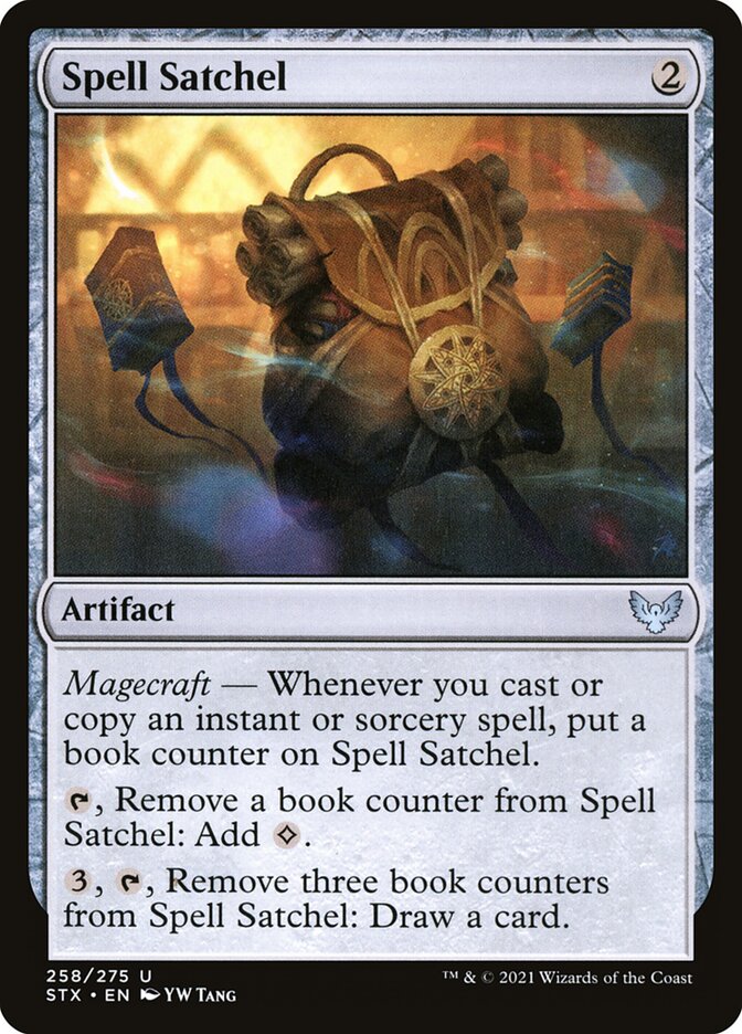 Spell Satchel - (Foil): Strixhaven: School of Mages