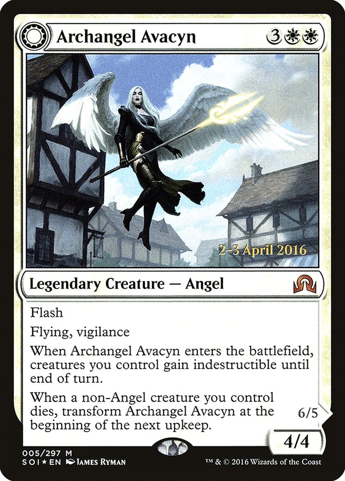 Archangel Avacyn // Avacyn, the Purifier - (Foil): Shadows over Innistrad Promos