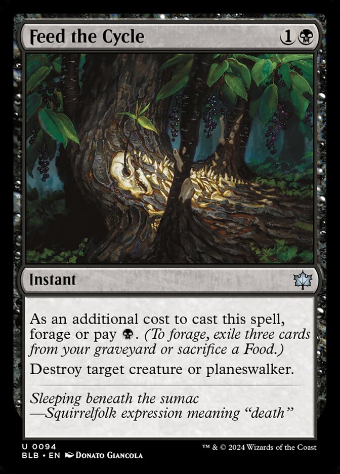 Feed the Cycle - (Foil): Bloomburrow