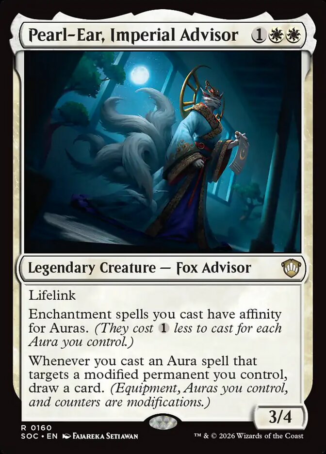 Pearl-Ear, Imperial Advisor: Secrets of Strixhaven Commander