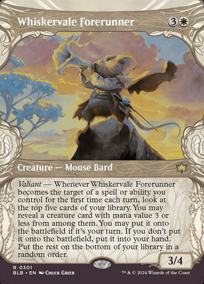 Whiskervale Forerunner (Showcase) - (Foil): Bloomburrow