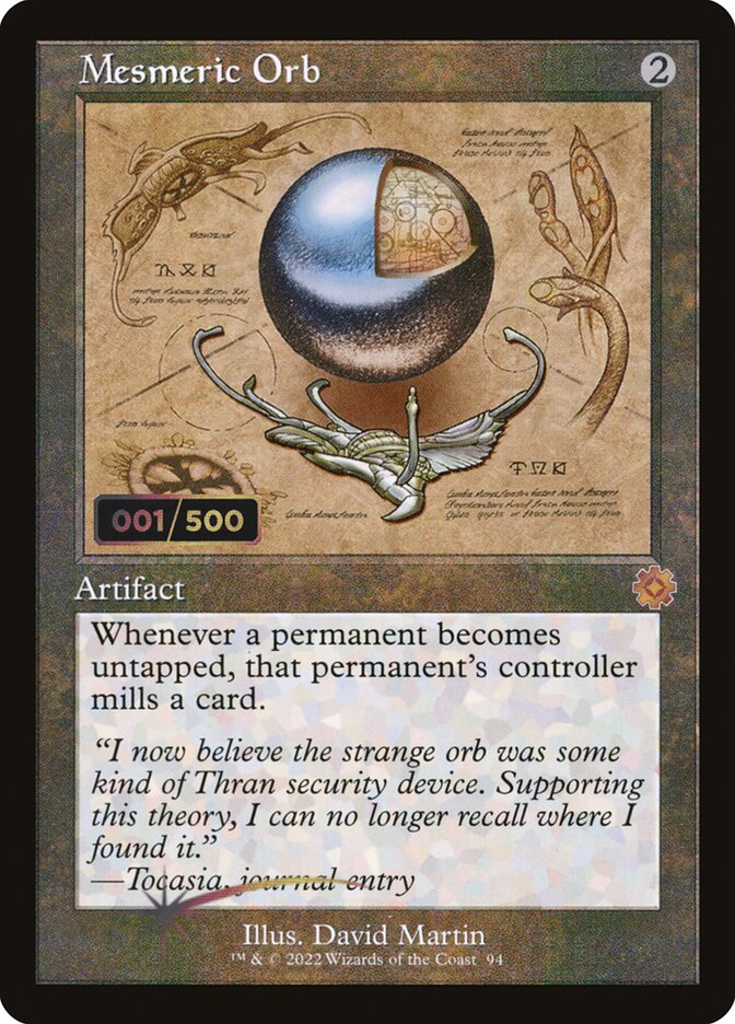 Mesmeric Orb - (Foil): The Brothers' War Retro Artifacts
