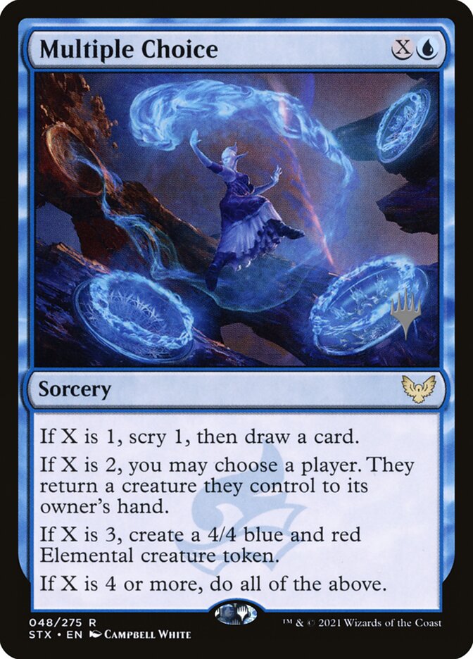 Multiple Choice - (Foil): Strixhaven: School of Mages Promos