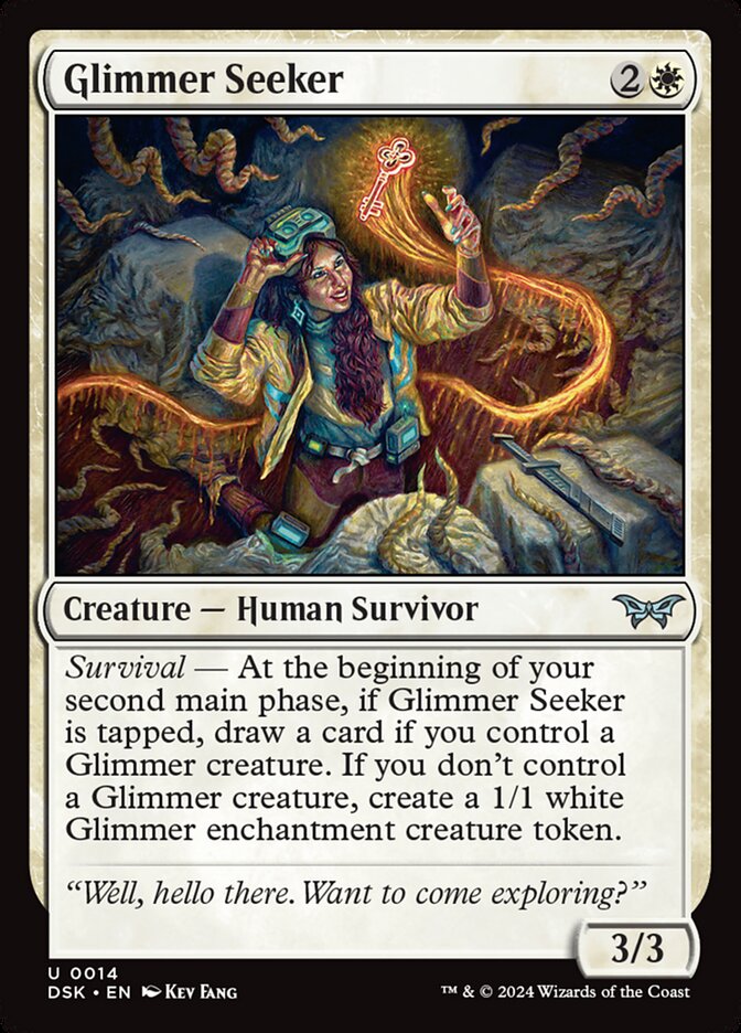 Glimmer Seeker - (Foil): Duskmourn: House of Horror