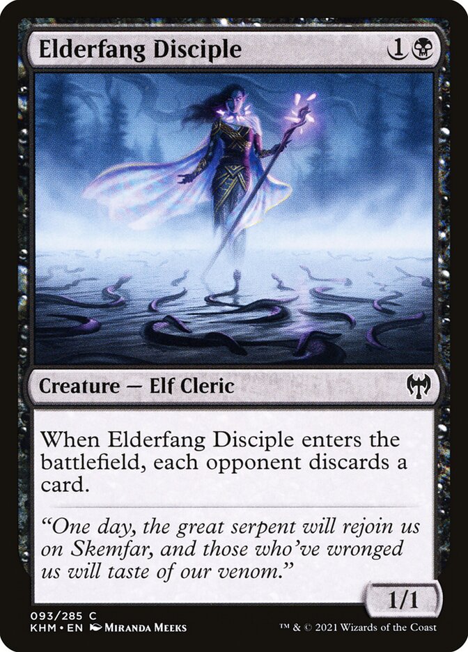 Elderfang Disciple - (Foil): Kaldheim