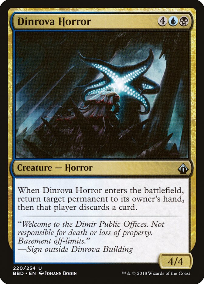 Dinrova Horror - (Foil): Battlebond