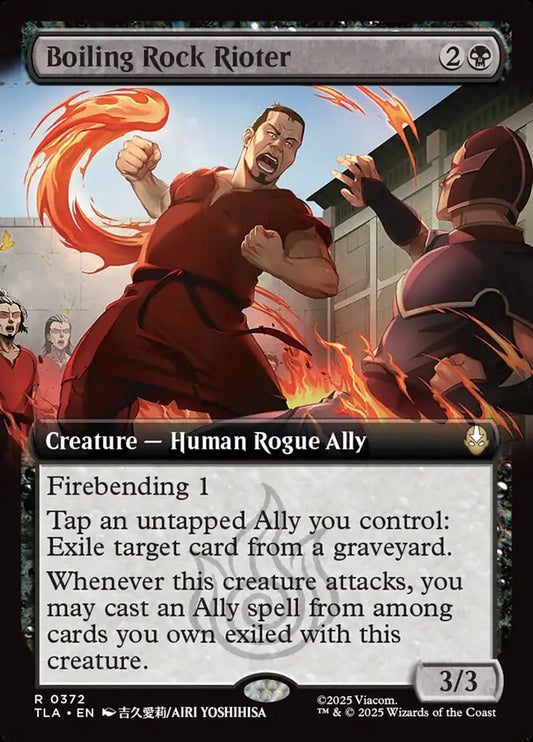 Boiling Rock Rioter (Extended Art): Avatar: The Last Airbender