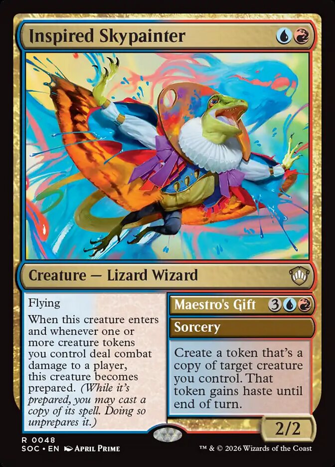 Inspired Skypainter // Maestro's Gift: Secrets of Strixhaven Commander