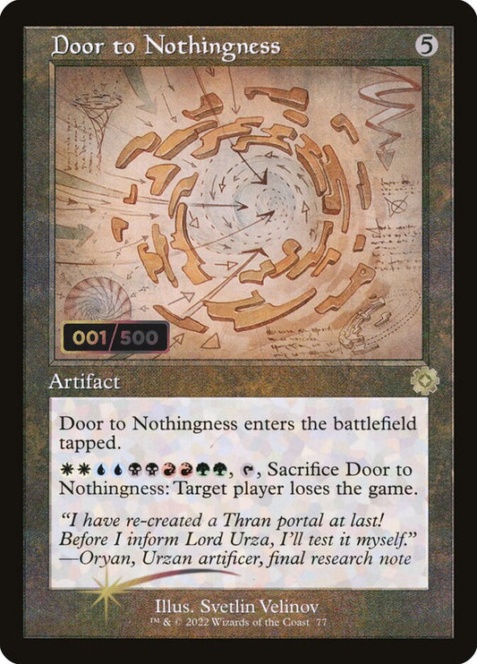 Door to Nothingness - (Foil): The Brothers' War Retro Artifacts