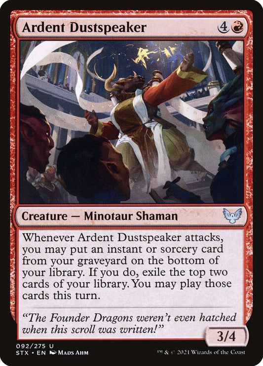 Ardent Dustspeaker - (Foil): Strixhaven: School of Mages