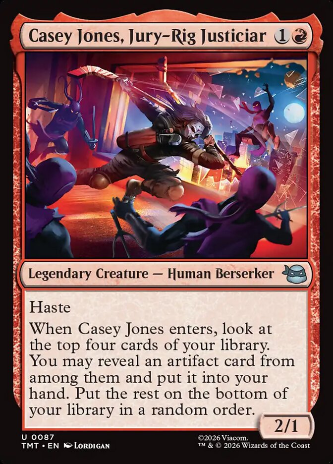 Casey Jones, Jury-Rig Justiciar: Teenage Mutant Ninja Turtles