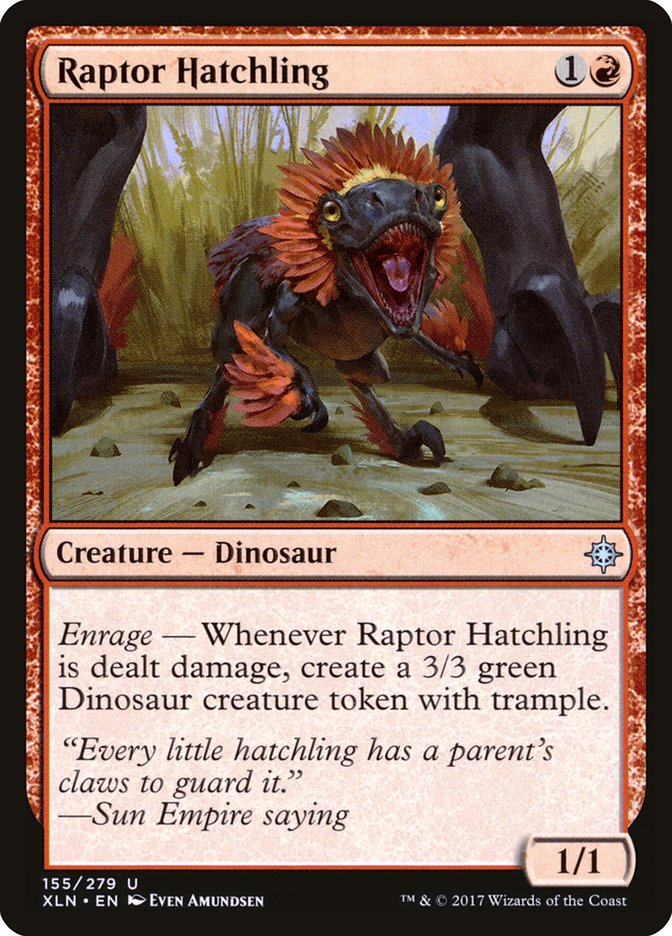 Raptor Hatchling - (Foil): Ixalan