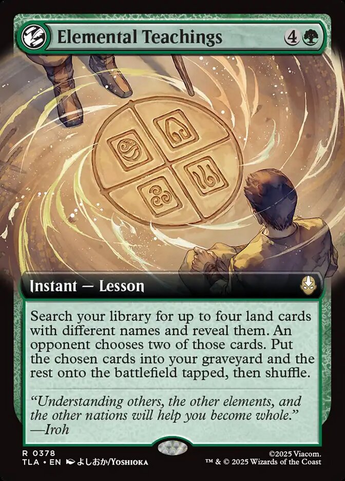 Elemental Teachings (Extended Art): Avatar: The Last Airbender