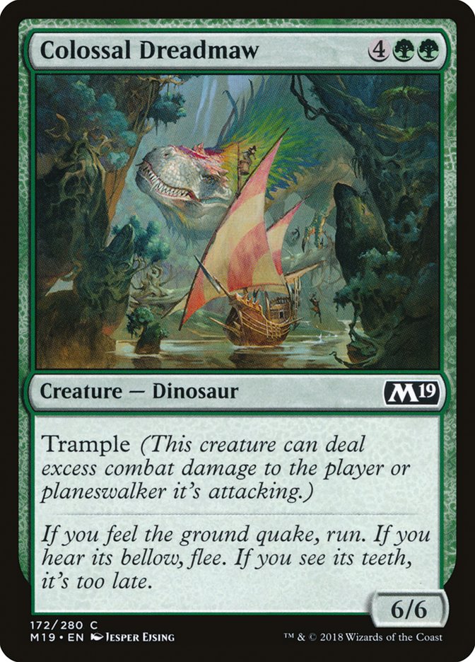 Colossal Dreadmaw: Core Set 2019