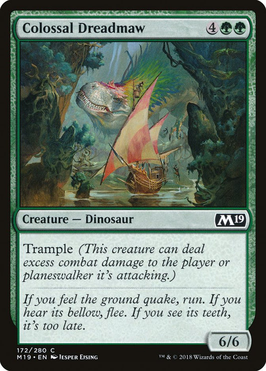 Colossal Dreadmaw - (Foil): Core Set 2019