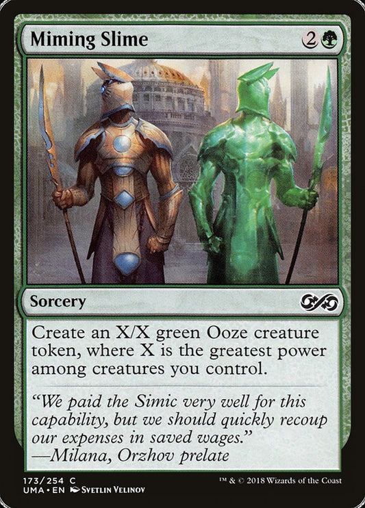 Miming Slime - (Foil): Ultimate Masters