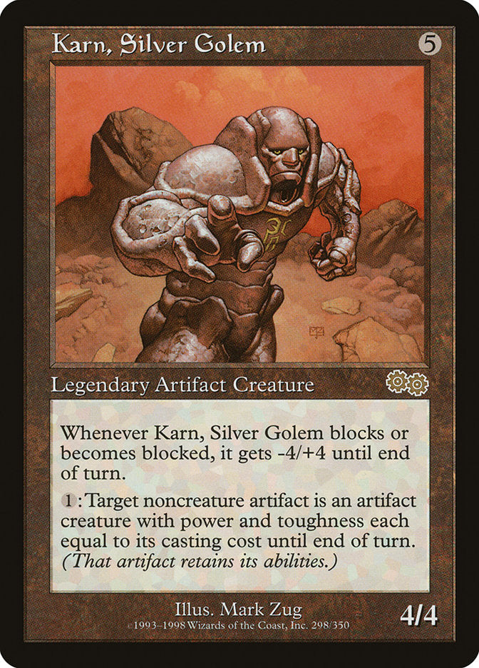 Karn, Silver Golem: Urza's Saga