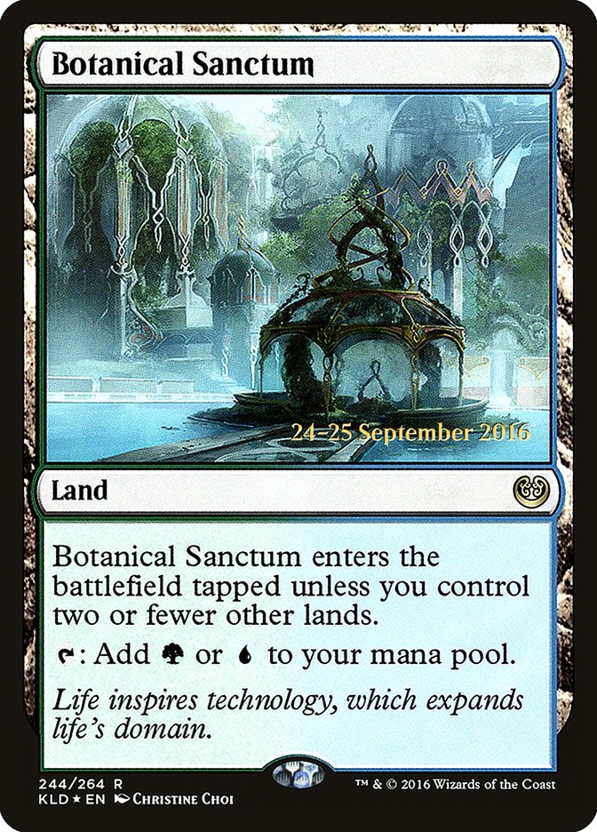 Botanical Sanctum (Prerelease) (Kaladesh) - (Foil): Kaladesh Promos