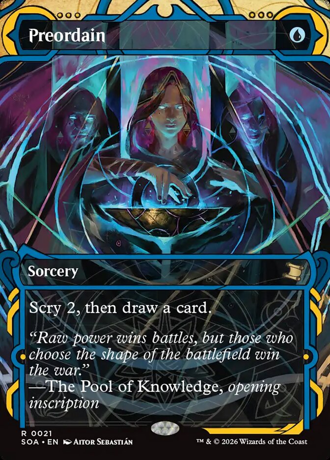 Preordain - (Foil): Secrets of Strixhaven Mystical Archive