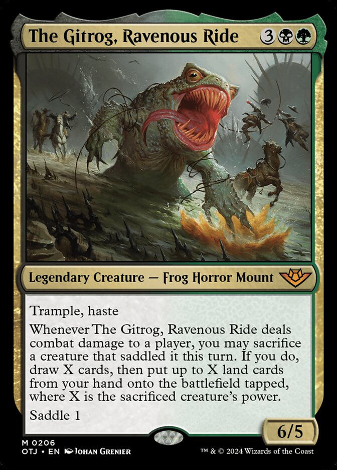 The Gitrog, Ravenous Ride - (Foil): Outlaws of Thunder Junction