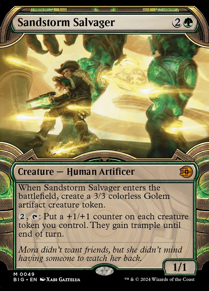 Sandstorm Salvager (#049) (Showcase) - (Foil): The Big Score