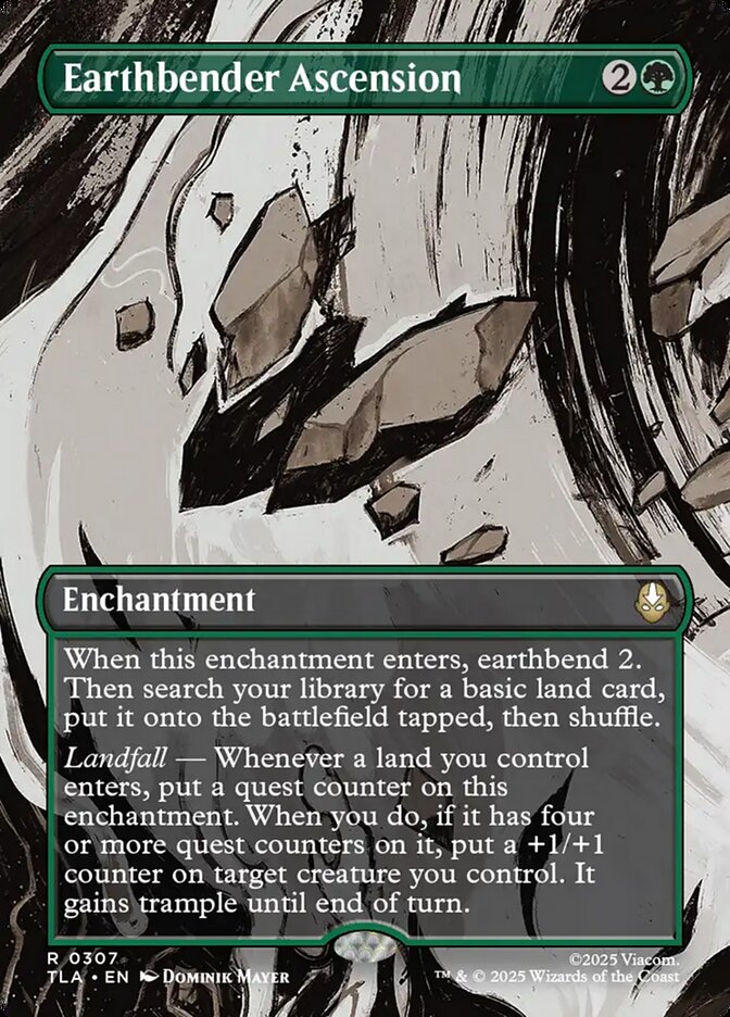 Earthbender Ascension (Borderless) - (Foil): Avatar: The Last Airbender