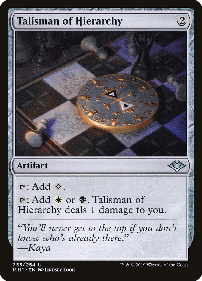 Talisman of Hierarchy: Modern Horizons