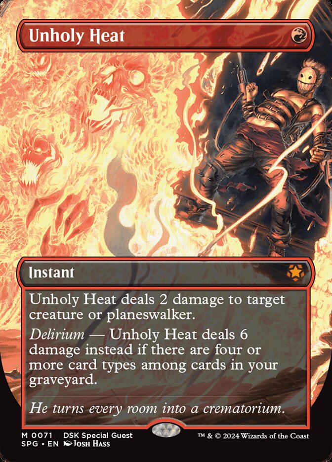 Unholy Heat (Borderless) - (Foil): Special Guests