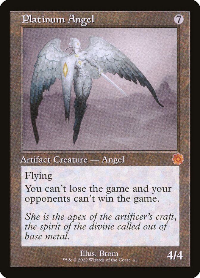 Platinum Angel (#041) (Retro Frame): The Brothers' War Retro Artifacts