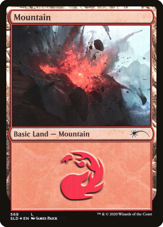 Mountain (Secret Lair) (#569) - (Foil): Secret Lair Drop