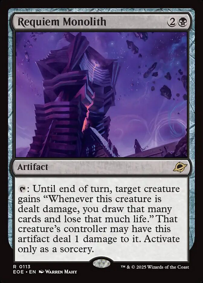 Requiem Monolith - (Foil): Edge of Eternities