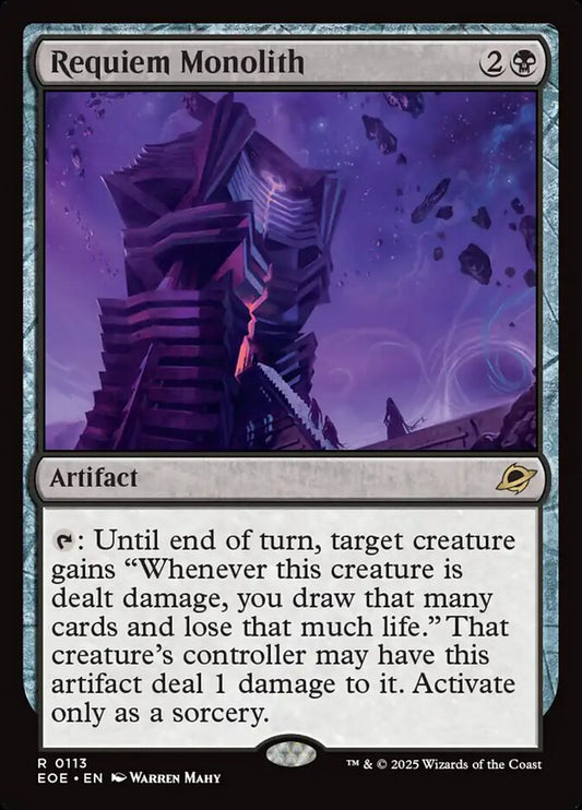 Requiem Monolith - (Foil): Edge of Eternities