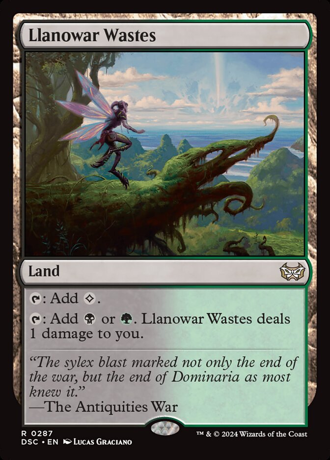 Llanowar Wastes: Duskmourn: House of Horror Commander