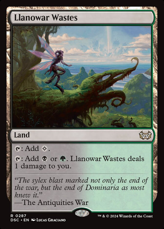 Llanowar Wastes: Duskmourn: House of Horror Commander