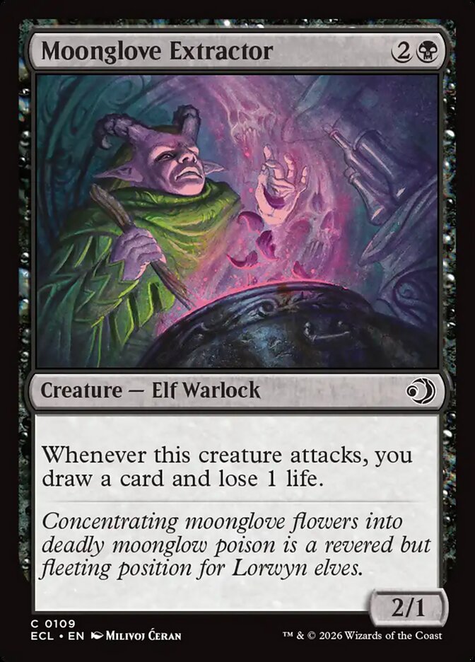 Moonglove Extractor - (Foil): Lorwyn Eclipsed