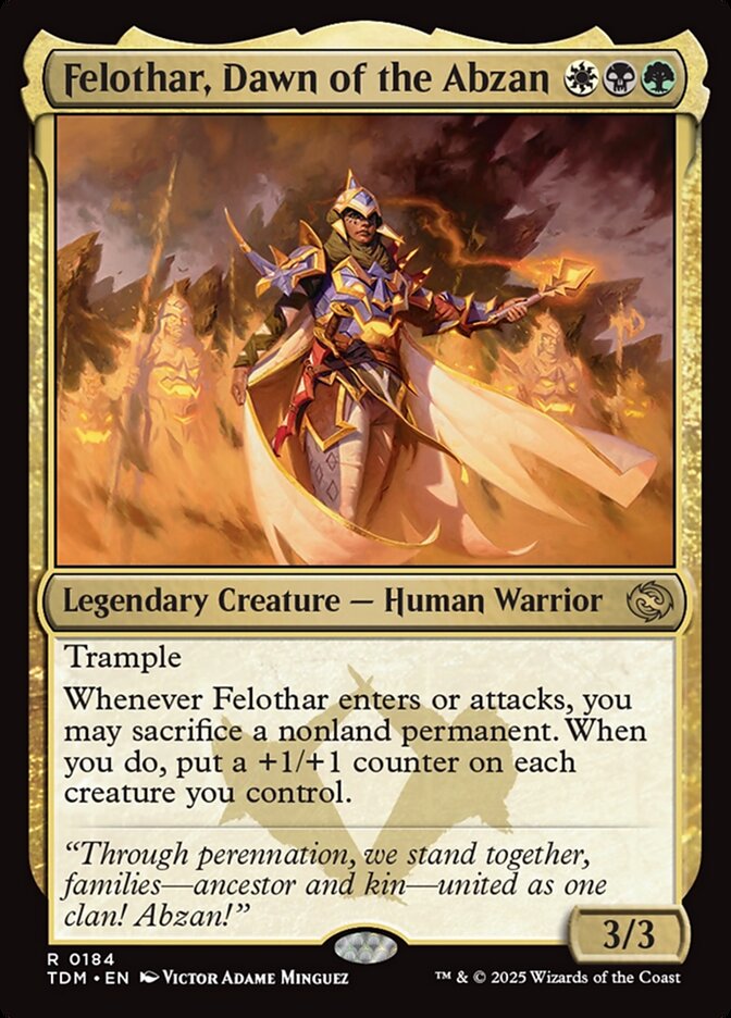 Felothar, Dawn of the Abzan: Tarkir: Dragonstorm