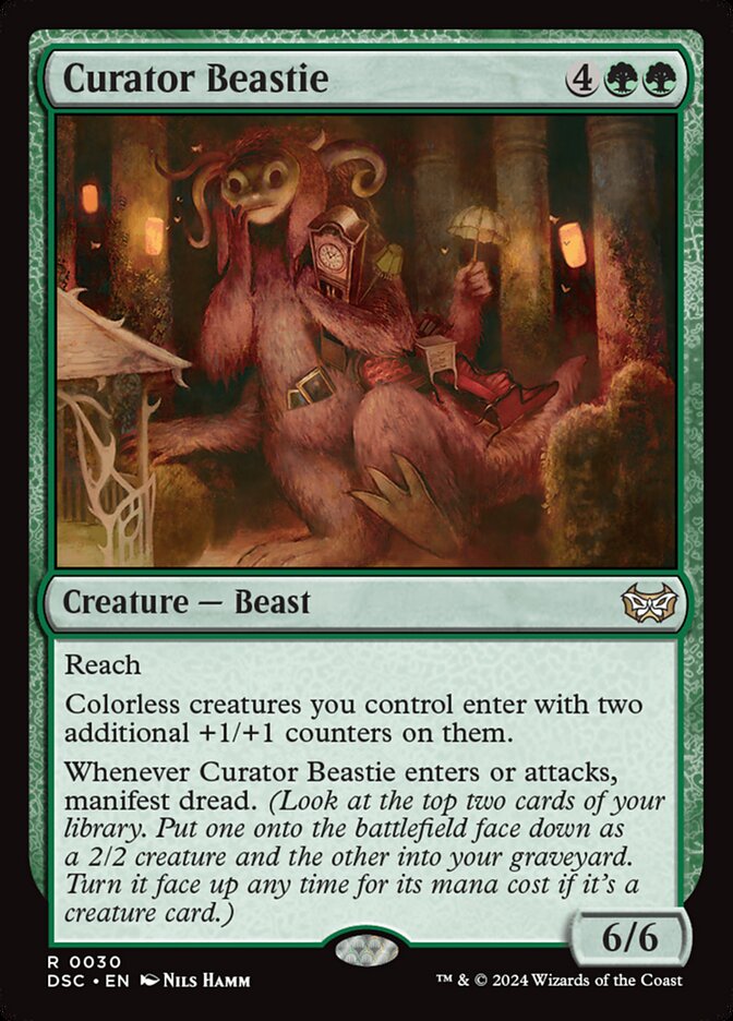 Curator Beastie: Duskmourn: House of Horror Commander