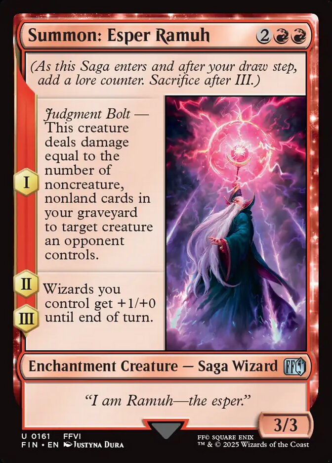 Summon: Esper Ramuh - (Foil): Final Fantasy