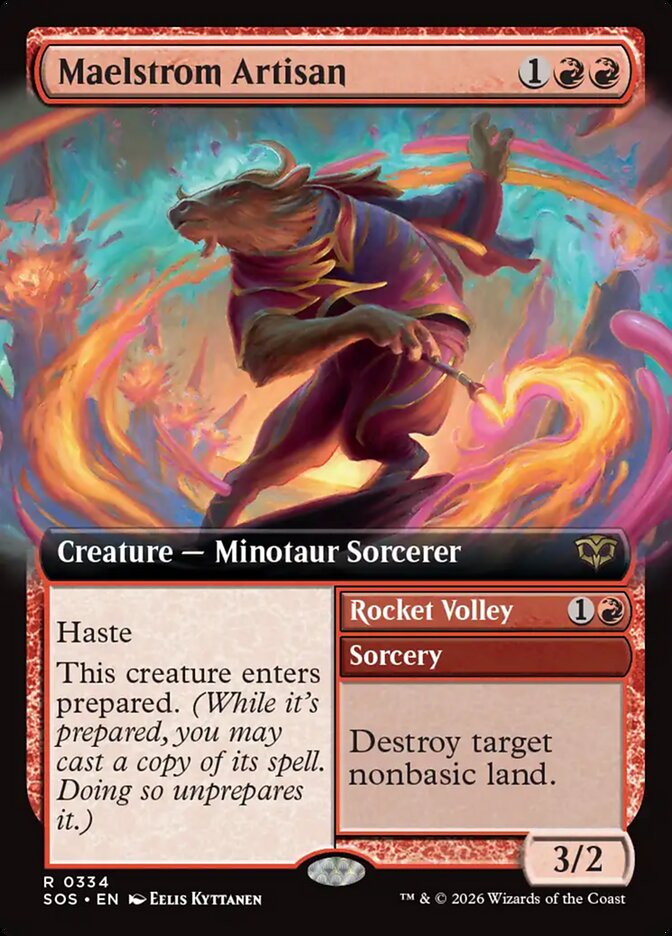 Maelstrom Artisan // Rocket Volley: Secrets of Strixhaven