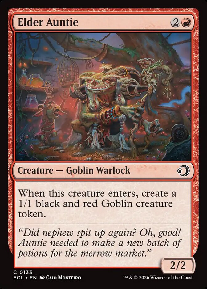 Elder Auntie - (Foil): Lorwyn Eclipsed