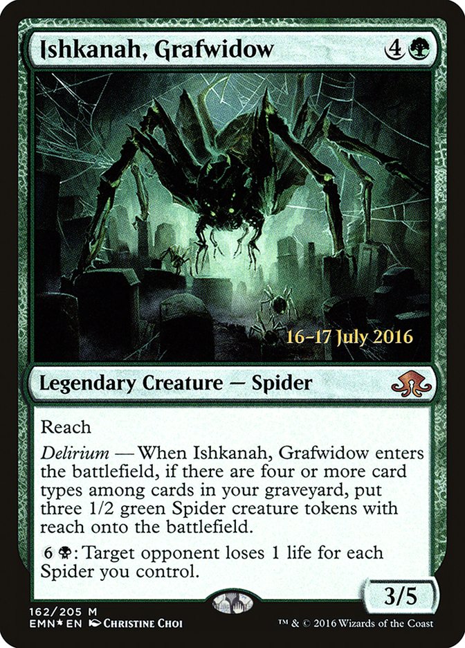Ishkanah, Grafwidow (Prerelease) (Eldritch Moon) - (Foil): Eldritch Moon Promos