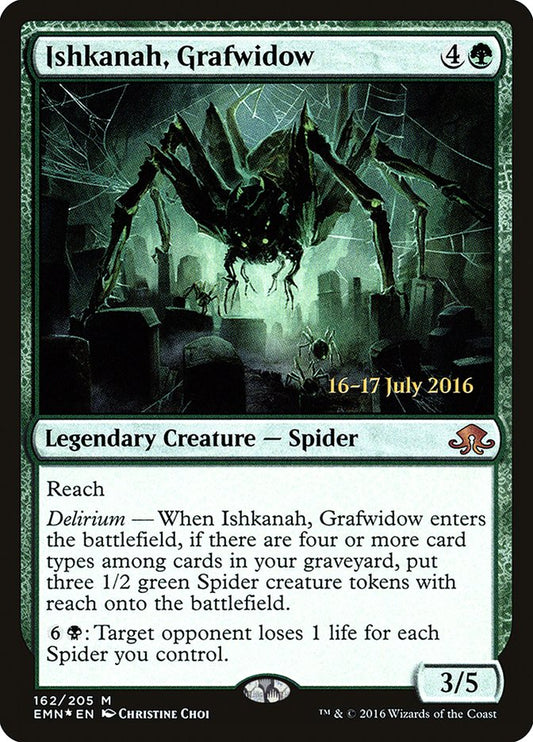Ishkanah, Grafwidow (Prerelease) (Eldritch Moon) - (Foil): Eldritch Moon Promos