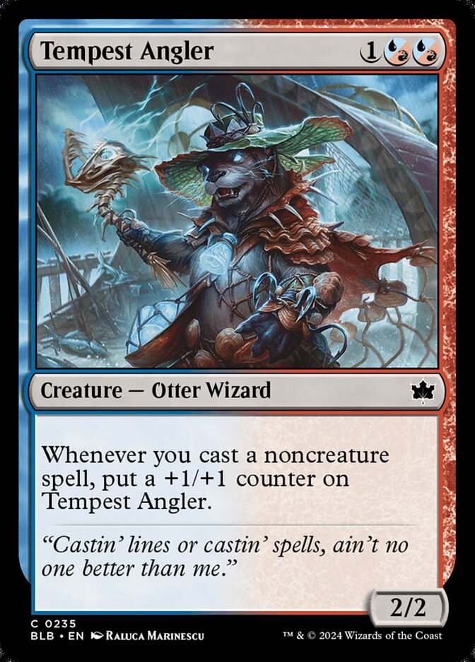 Tempest Angler - (Foil): Bloomburrow