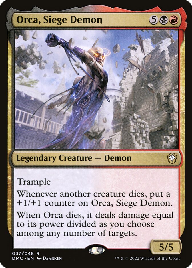 Orca, Siege Demon: Dominaria United Commander